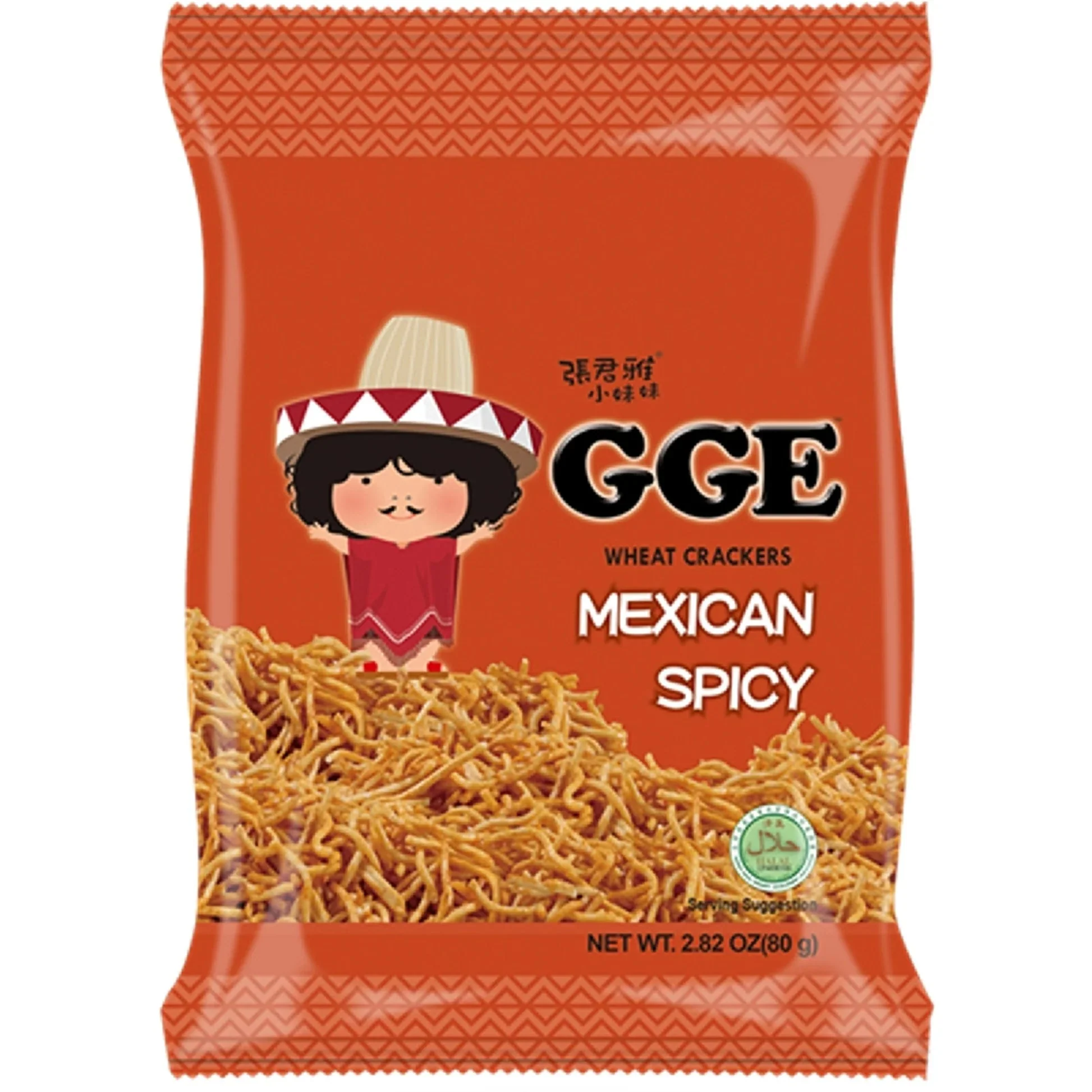 GGE Mexikanisches scharfer Weizencracker 80g