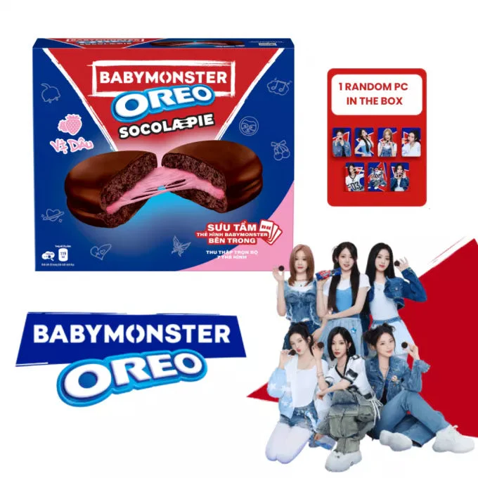 OREO BABYMONSTER Erdbeer-Schokoladekuchen 360g - Image 2